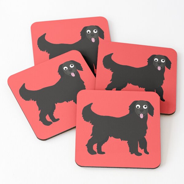 Item preview, Flat Coat Retriever designed and sold by CaitlinsPetDrawings.