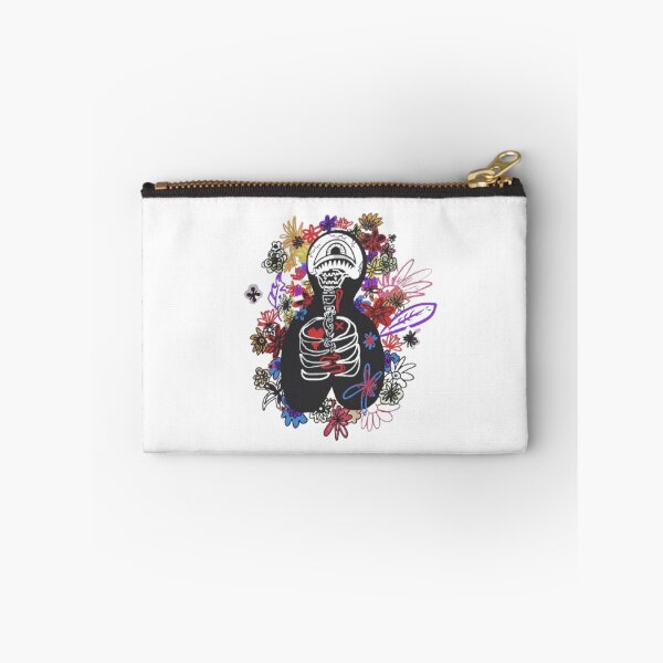 Item preview, Ten Lee Drawing (Skeleton with Flowers) designed and sold by hyunjins-boo.