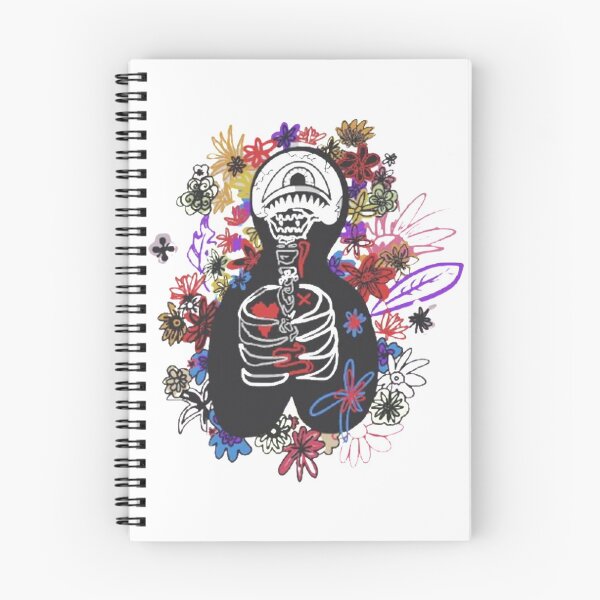 Item preview, Ten Lee Drawing (Skeleton with Flowers) designed and sold by hyunjins-boo.