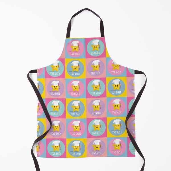 Item preview, Cute Star Baker with Rolling Pins designed and sold by VicEllisArt.