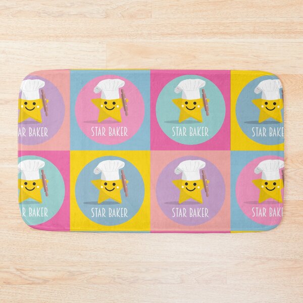 Item preview, Cute Star Baker with Rolling Pins designed and sold by VicEllisArt.