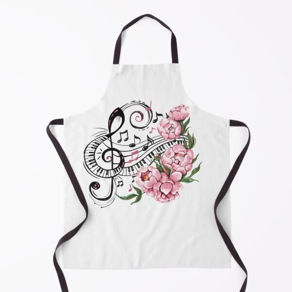 Item preview, Piano Keys with Floral designed and sold by Kim Leex.