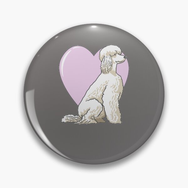 Item preview, Poodle Heart Caniche Poodle Lovers Design designed and sold by FalkDania.