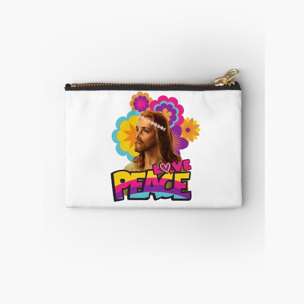 Item preview, Jesus Love and Peace Hippy Flower Vintage Retro Design designed and sold by Beluved.