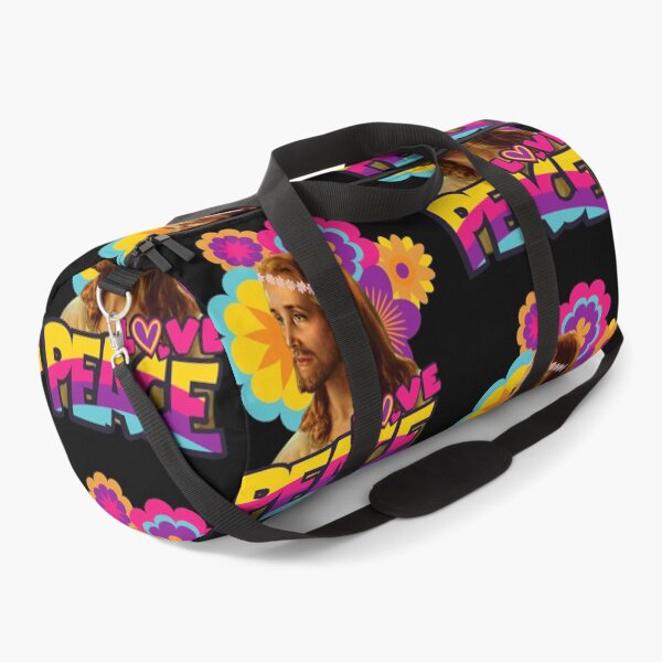Item preview, Jesus Love and Peace Hippy Flower Vintage Retro Design designed and sold by Beluved.