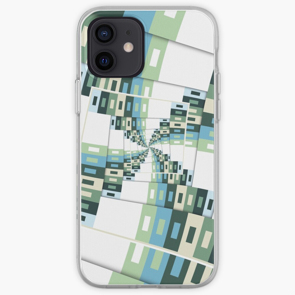 Retro Geometric Rotation iPhone Case & Cover