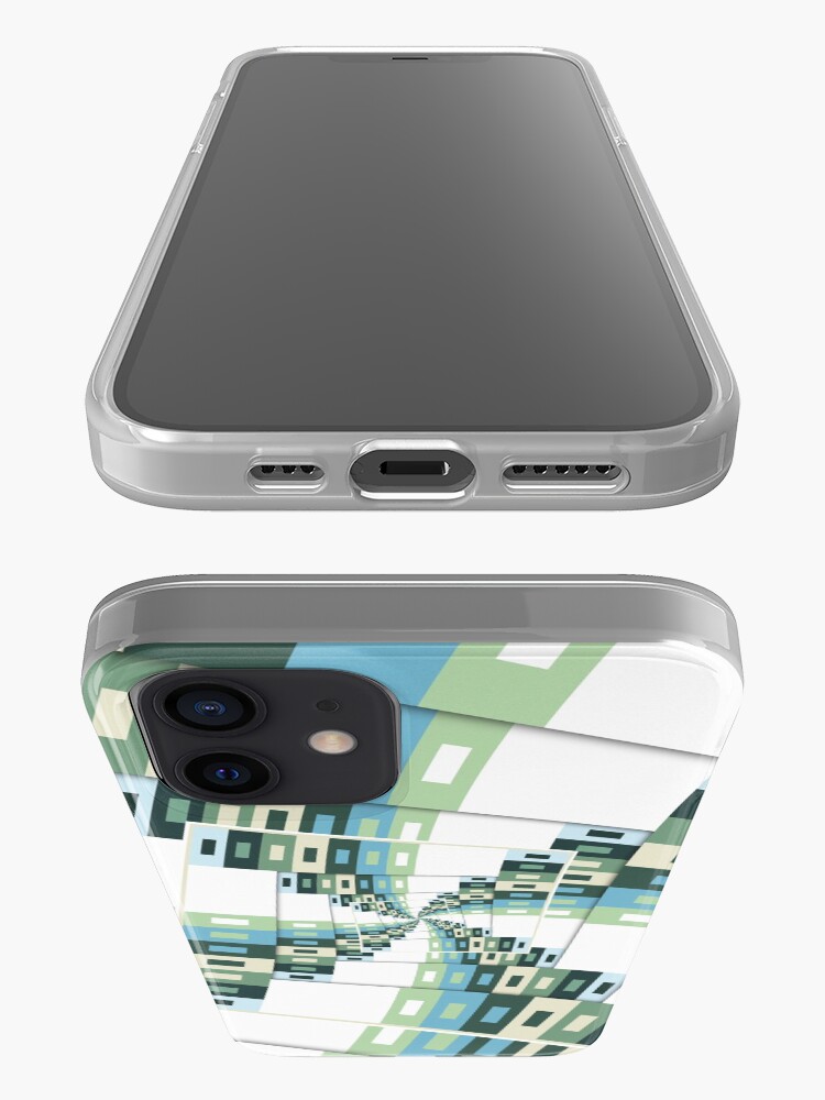 Alternate view of Retro Geometric Rotation iPhone Case & Cover