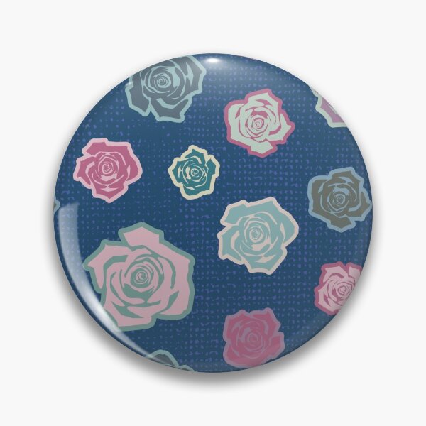 Item preview, Roses Pattern on a Blue Background designed and sold by laurakarot.