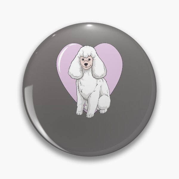 Item preview, Poodle Heart Caniche Poodle Lovers Design designed and sold by FalkDania.