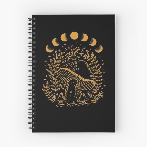 Item preview, Dark Academia Aesthetic: Goblincore Cottagecore Witchy Moon with Fungi Mushroom Phases, Nature Forest Fairy Grunge  designed and sold by MinistryOfFrogs.