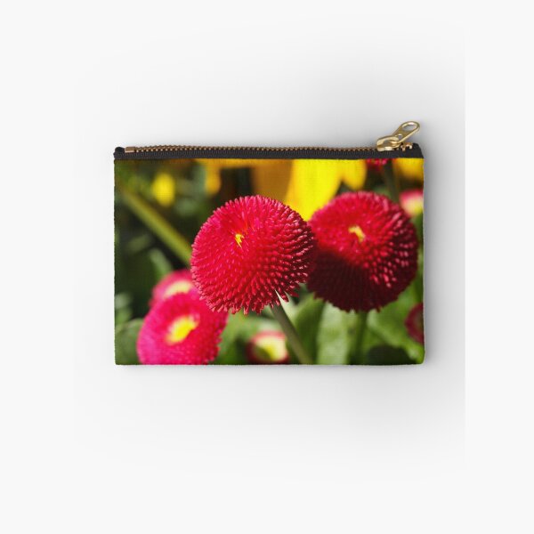 Item preview, Red and filled cultivated daisies designed and sold by Zosimus.