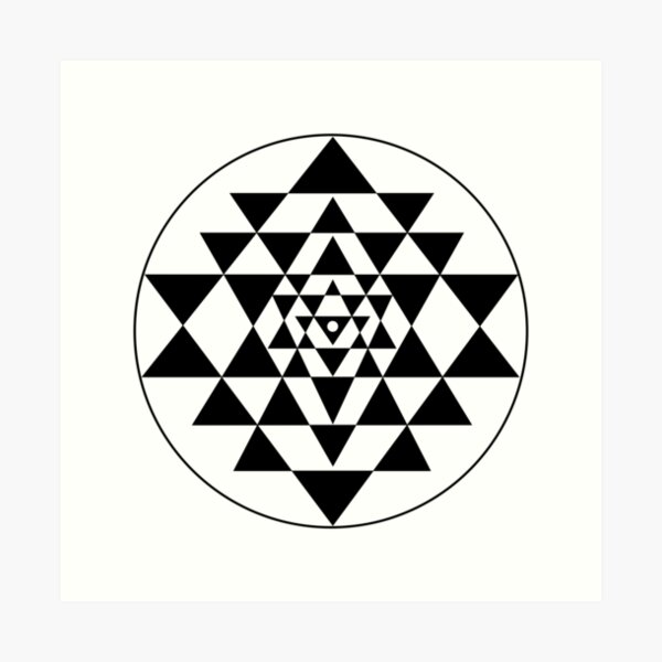 Item preview, Sri Yantra triangles designed and sold by Milan Sensiart.
