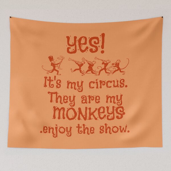 Item preview, my monkeys, my circus designed and sold by sandpiperstudio.