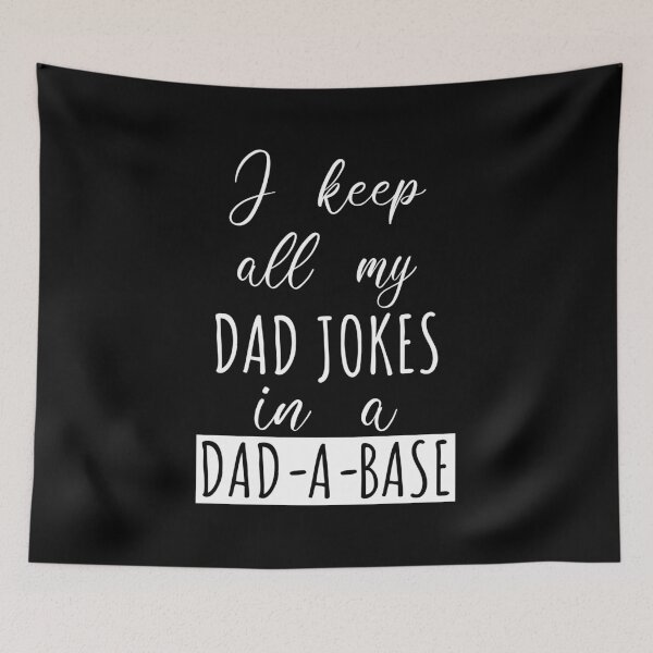Item preview, I Keep All My Dad Jokes In a Dad a Base Funny Gift for Dad designed and sold by CreativaArt-.