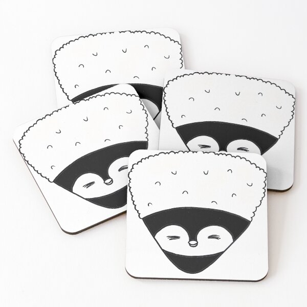 Item preview, Penguin Rice Ball Onigiri Design designed and sold by Okashimai.