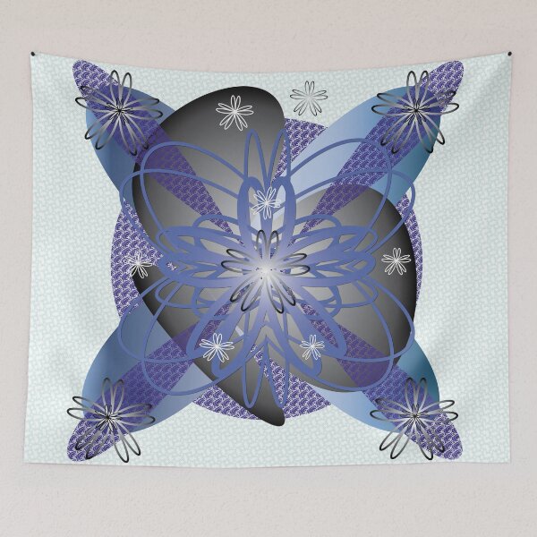 Item preview, Blue Floral designed and sold by Kavie1970.