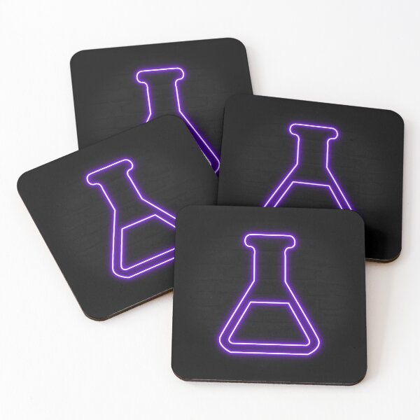 Item preview, Purple Retro Neon Chemistry Laboratory Flask designed and sold by dylanxh.