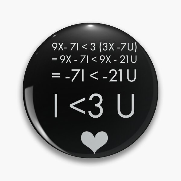 Artikelvorschau, Ich liebe dich, MATH-Gleichung entworfen und verkauft von uphustle.