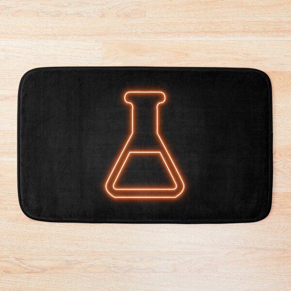 Item preview, Orange Retro Neon Chemistry Laboratory Flask designed and sold by dylanxh.