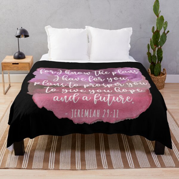 Item preview, For I Know The Plans - Jeremiah 29 11 - Watercolor designed and sold by amazingjoy.