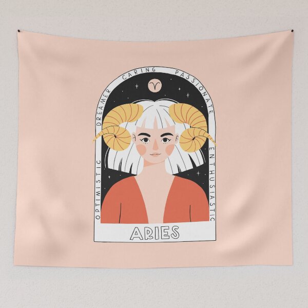 Item preview, Aries Zodiac Goddess designed and sold by JaneyMakes.