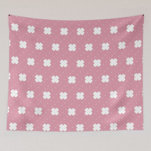 Item preview, Irish Clover Pattern with Pink Background designed and sold by ClaudiaGrosso.