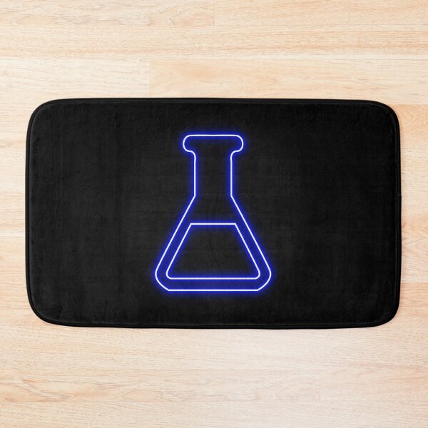 Item preview, Blue Retro Neon Chemistry Laboratory Flask designed and sold by dylanxh.