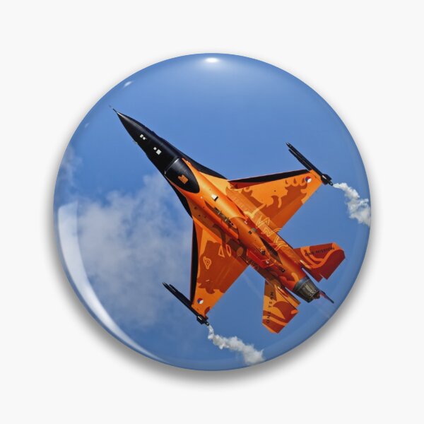 Item preview, RNethAF F-16AM Fighting Falcon J-015 "Orange Lion" designed and sold by Andy Harker.