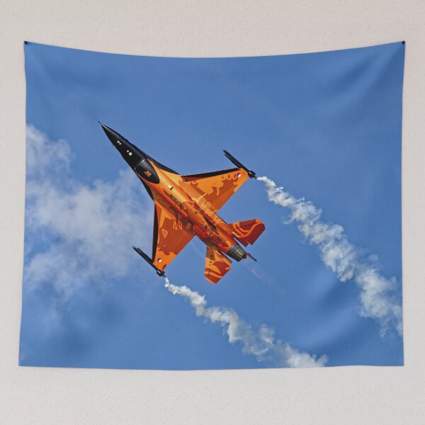 Item preview, RNethAF F-16AM Fighting Falcon J-015 "Orange Lion" designed and sold by Andy Harker.