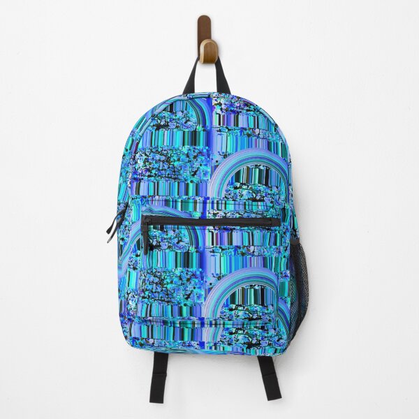 Artikelvorschau, Blue Glitch Arch entworfen und verkauft von CabinArtStudio.