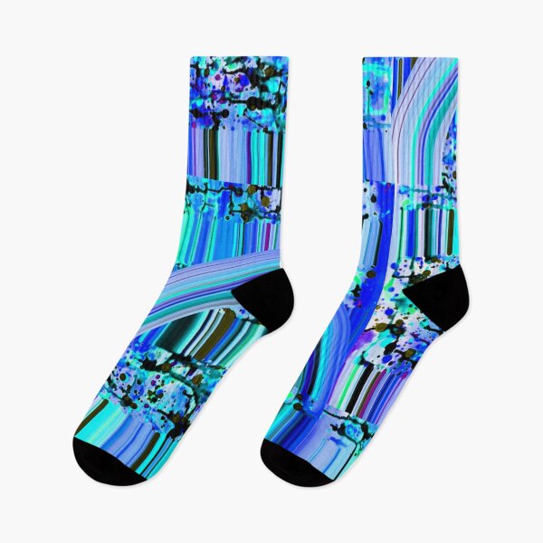 Artikelvorschau, Blue Glitch Arch entworfen und verkauft von CabinArtStudio.
