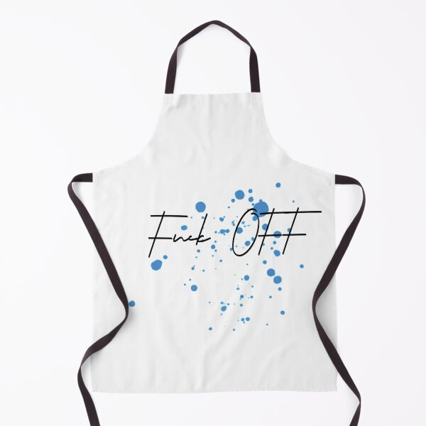 Item preview, FUCK OFF blue anchor spot pattern designed and sold by LeeydiCreative.