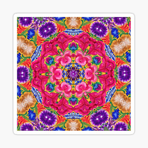 Guatemalan embroidery #3 Sticker