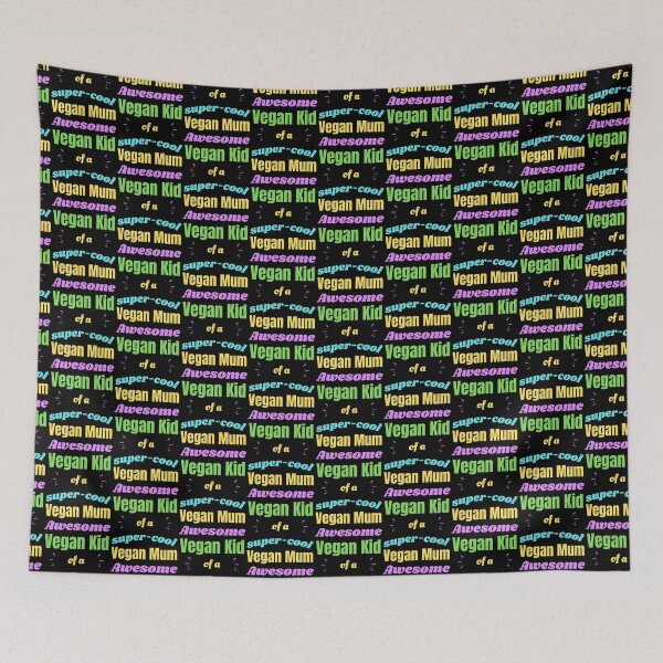 Item preview, Awesome Vegan Kid Multicoloured designed and sold by WhimsicaliTee.