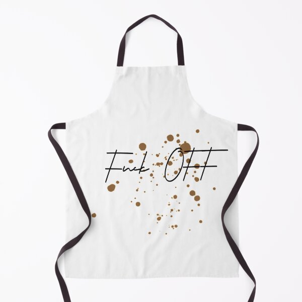 Item preview, FUCK OFF brown anchor spot pattern designed and sold by LeeydiCreative.