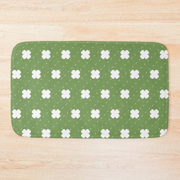 Item preview, Irish Clover Pattern with Green Background designed and sold by ClaudiaGrosso.