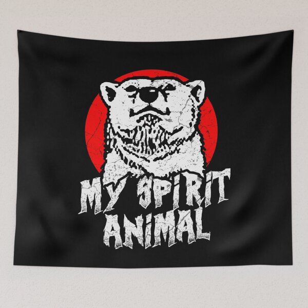Item preview, Polar bear is my spirit animal designed and sold by Mila1946.