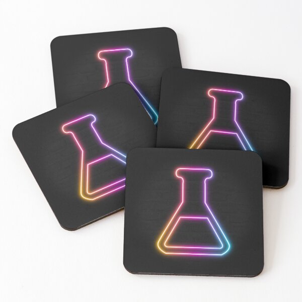 Item preview, Vaporwave Retro Neon Chemistry Laboratory Flask designed and sold by dylanxh.