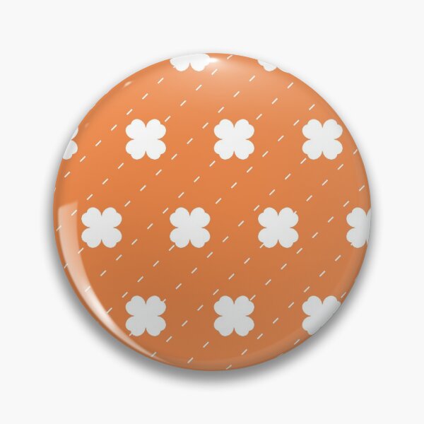 Item preview, Irish Clover Pattern with Ireland Orange Background designed and sold by ClaudiaGrosso.