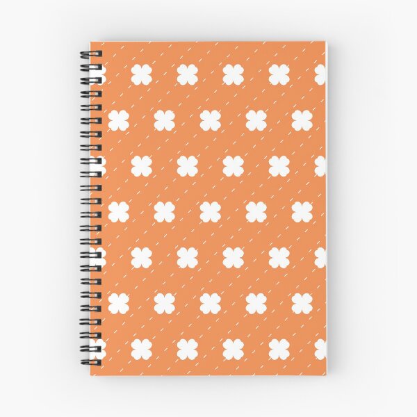 Item preview, Irish Clover Pattern with Ireland Orange Background designed and sold by ClaudiaGrosso.