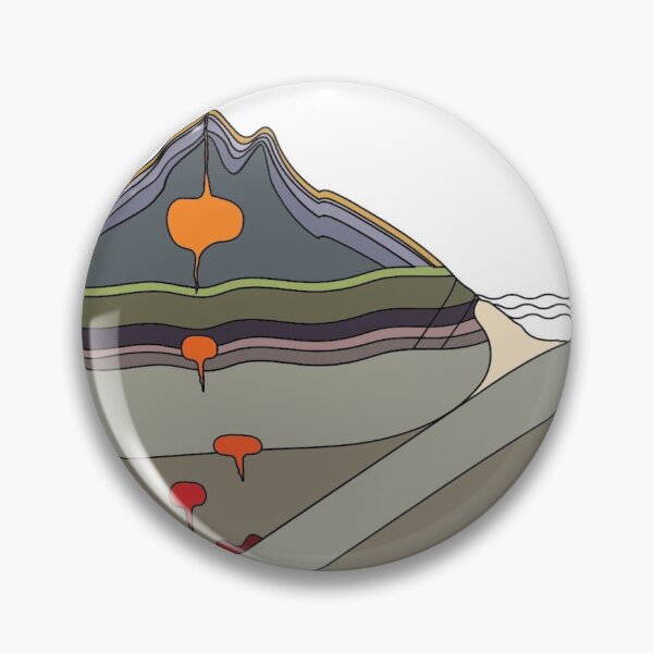 Item preview, Between a Rock and a Hard Place; Geologic Subduction Zone and Volcano designed and sold by GneissLilRhody.