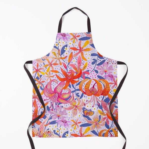 Item preview, Dancing Lillies on light background designed and sold by Janet Broxon.