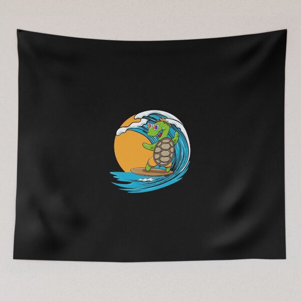 Item preview, Surfing Tortoise – Funny Animal Design designed and sold by PrintPress.