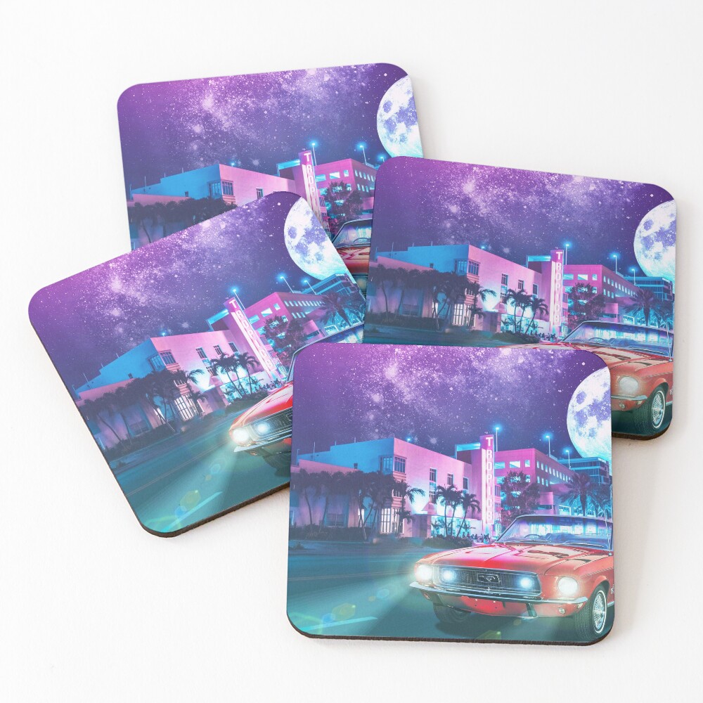 Item preview, Coasters (Set of 4) designed and sold by Cosmic-Store.