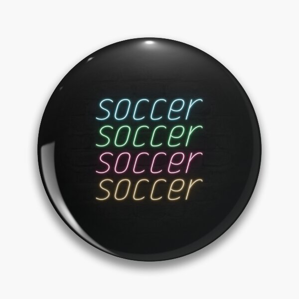 Item preview, Soccer Soccer Soccer Soccer Neon Multicolor Text designed and sold by dylanxh.