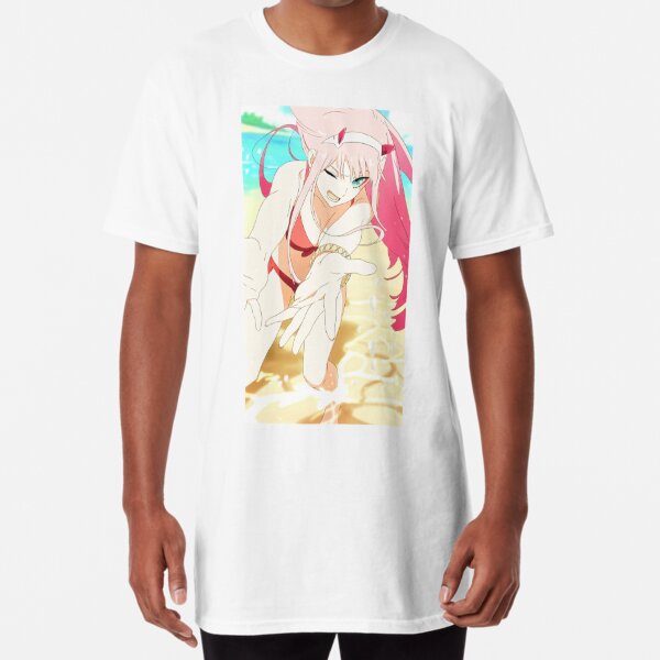 Zero Two Japanese Anime Jersey Long Sleeve T Shirt-Bawle