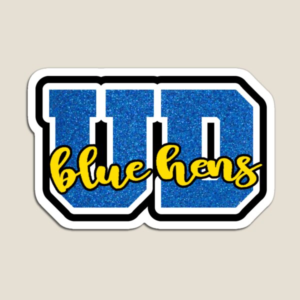 Delaware Blue Hens NCAA Car Magnet – College Football Team Spirit Magnet