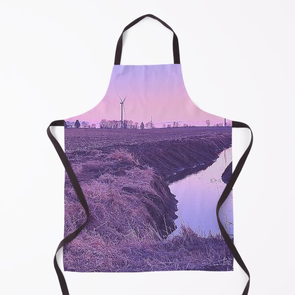 Item preview, A stream running through farmland at sunset in central Indiana designed and sold by Mothe3rd.