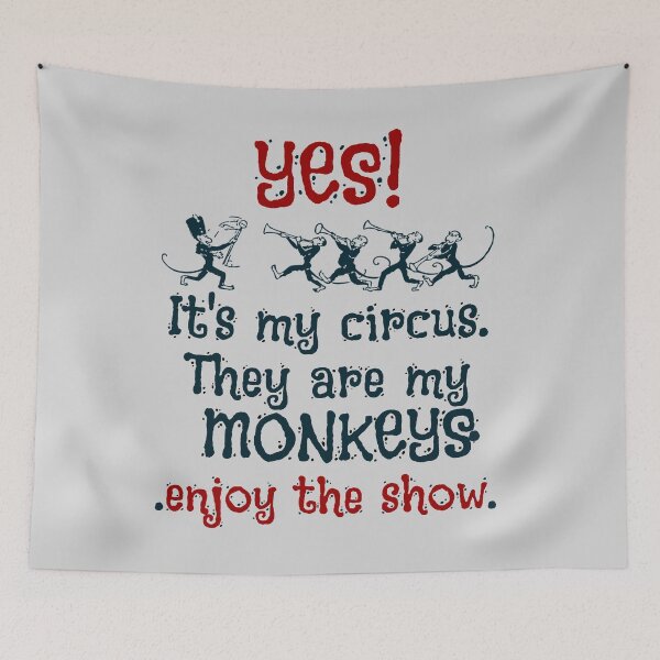 Item preview, my monkeys, my circus designed and sold by sandpiperstudio.