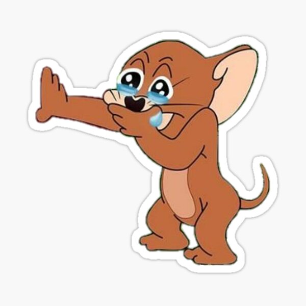 Jerry Crying Sticker For Sale By PieroRaul Redbubble